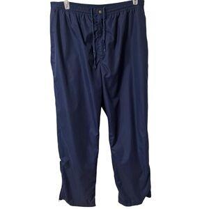 PGA Tour Vintage Lined Windbreaker Pants Mens Navy XLGolf Pants Active Pants